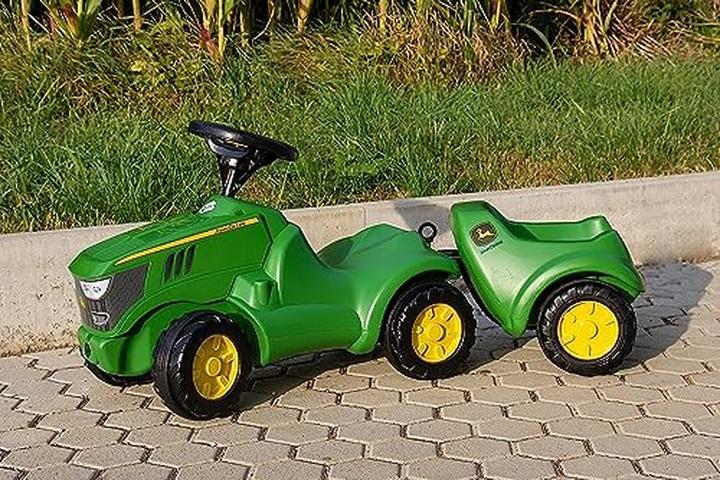 Actual product image Rolly Toys Minitrac John Deere 6150R + trailer rollyMinitrac