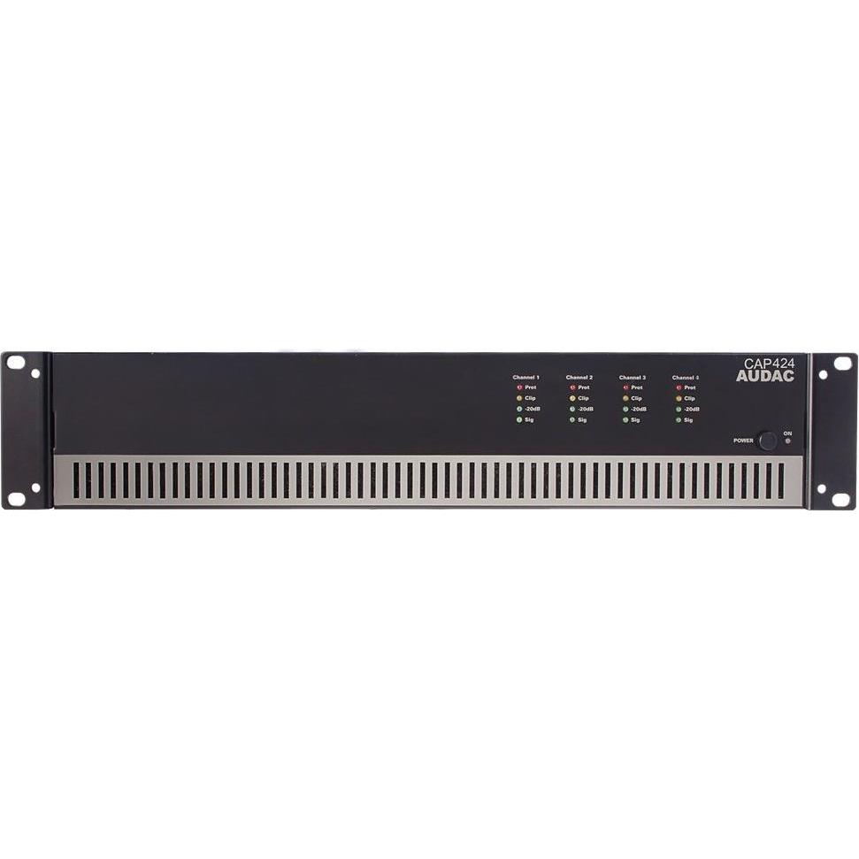 Audac Cap424 (Endstufe), Stereoverstärker, Schwarz