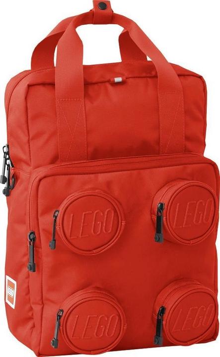 LEGO Schoolrugzak 15L 2x2 Brick Bright Red (15 l)