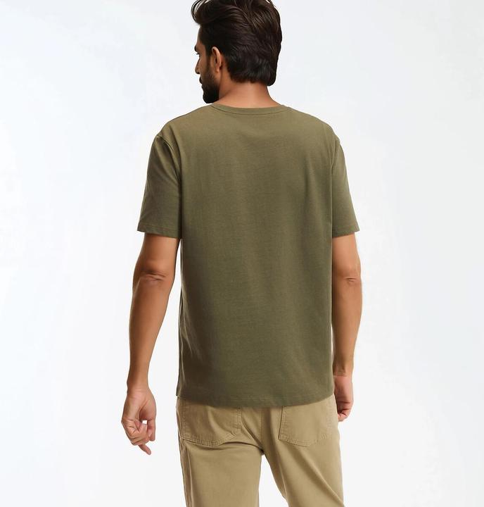 Actual product image La Redoute Collections T-Shirt mit V-Ausschnitt (L)