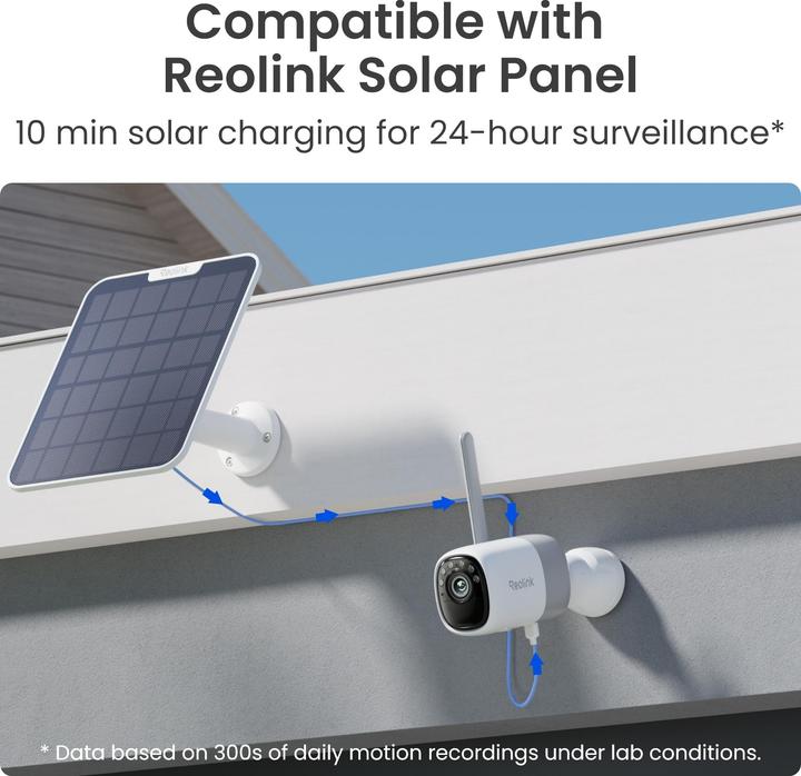 Image du produit Reolink Altas B630 Caméra Wifi 2K + panneau solaire (2560 x 1440 Pixels)