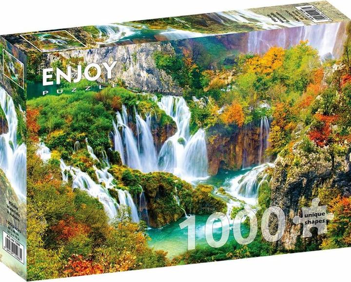 Image du produit Enjoy Puzzle ENJOY-1266 - Chutes de Plitvice en automne, puzzle, 1000 pièces (1000 pièces)