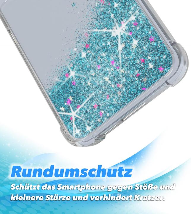 Produktbild EAZY CASE Liquid Glittery Hülle für Galaxy S24 Plus (Samsung Galaxy S24+)