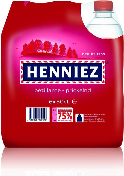 Produktbild Henniez mit Kohlensäure (6 x 50 cl)