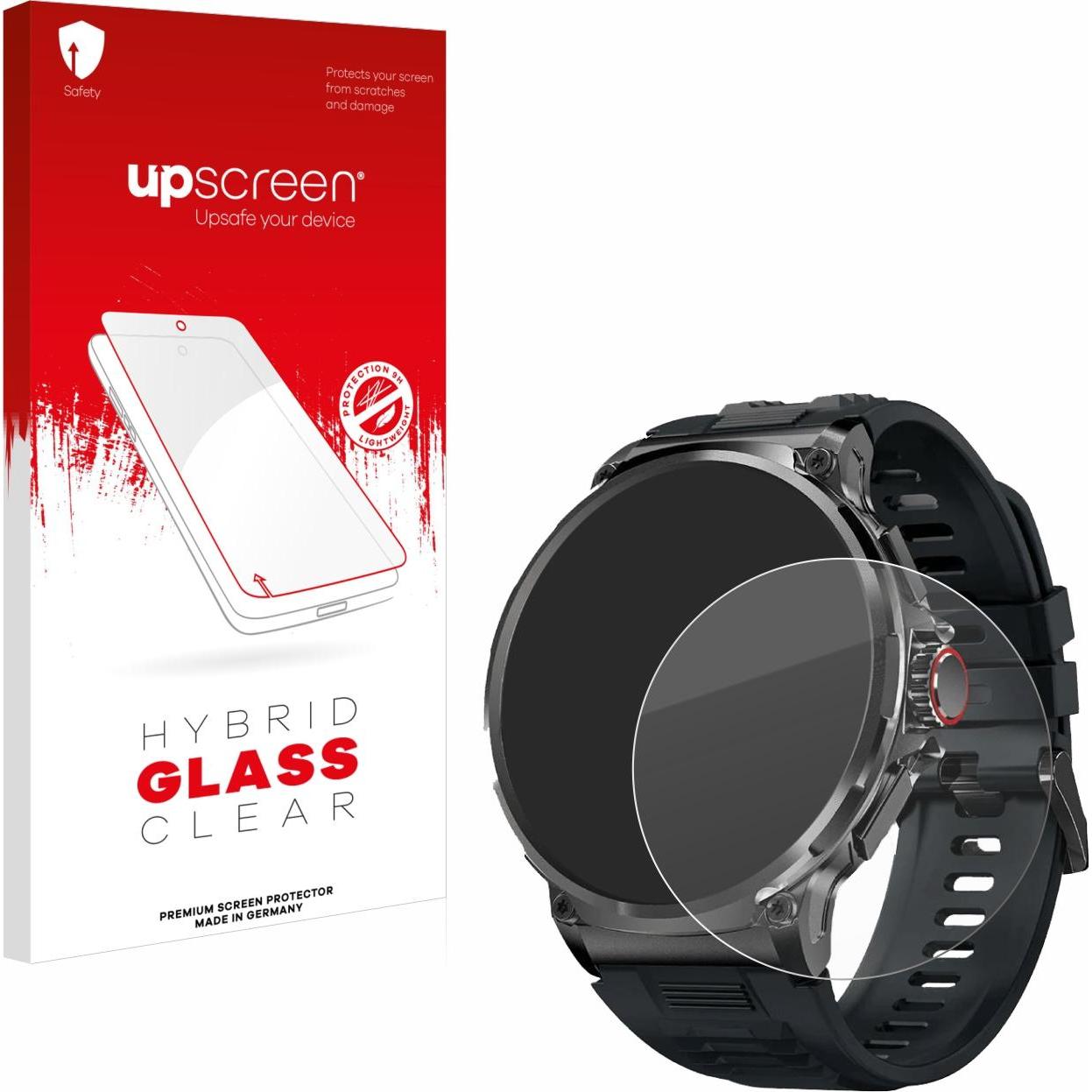 Thumbnail - upscreen Schutzglas Schutzfolie Glas Folie Displayschutz klar, Smartwatch Schutzfolie, Transparent