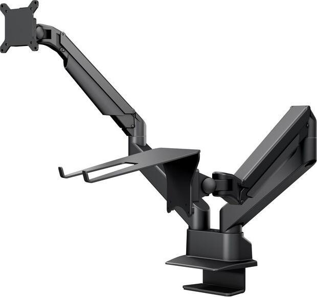 Image du produit Multibrackets Support d'écran Duo 32", aluminium, noir (Tables, 32", 10 kg)