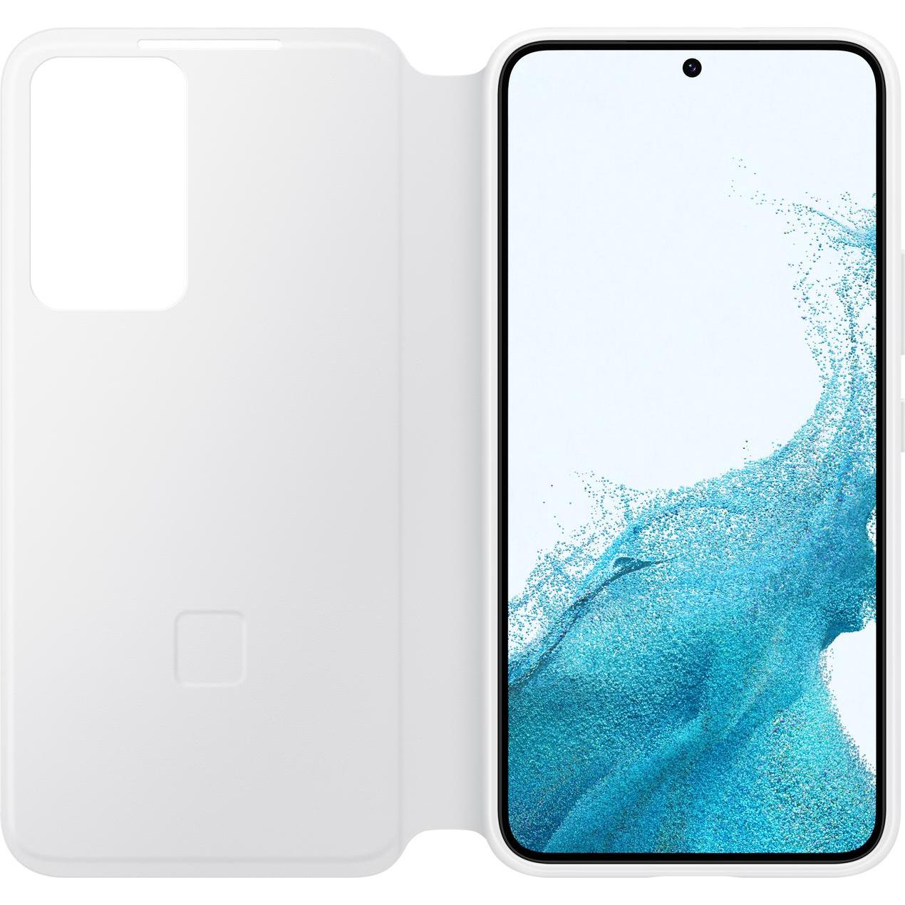 Thumbnail - Samsung Clear View Cover (Samsung Galaxy S22), Smartphone Hülle, Weiss