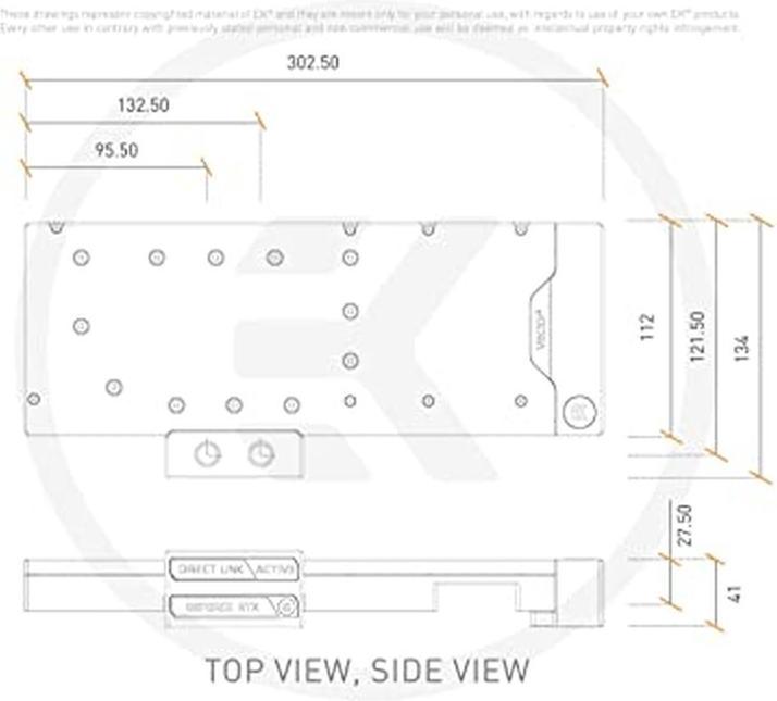 Produktbild EKWB EK QuanVector² XC3 RTX80/90 ABP D-RGB Pl- 3831109892268