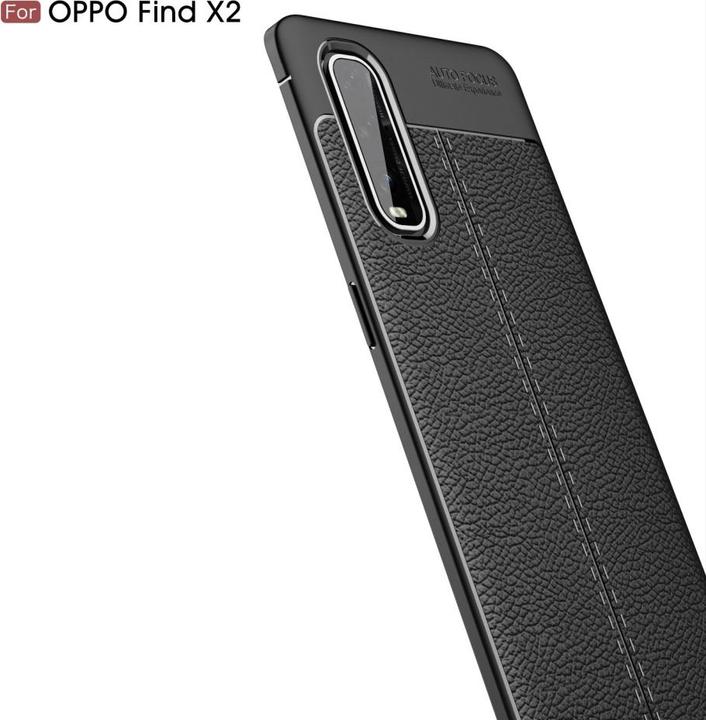 Produktbild Screenguard Oppo Find X2 Hülle Leather Design TPU Cover (Oppo Find X2)
