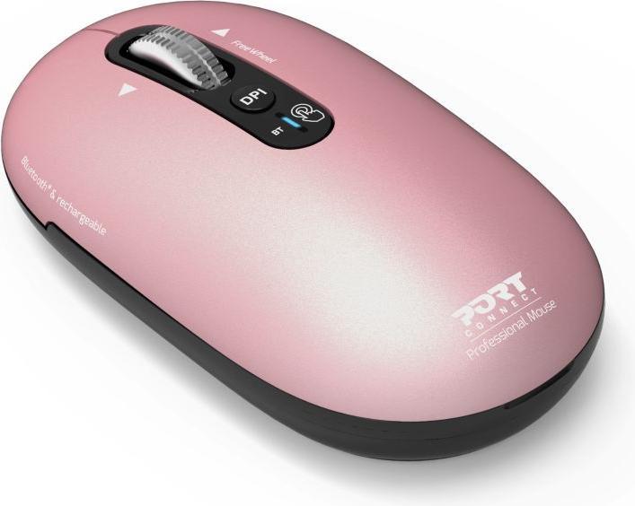 Port Designs Port Pure Color bluetooth maus pink (Draadloze)