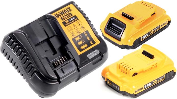 Immagine prodotto DeWalt DCE 530 D2 Pistola termica a batteria 18V 530°C + 2x batteria ricaricabile 2.0Ah + 1x caricatore+