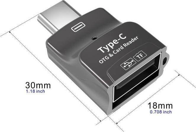 Produktbild PhoneLook USB-A & SD Speicherkarten auf USB-C AdapterAdapter für Smartphones + Tablets + MacBook (USB Typ C, USB-A)