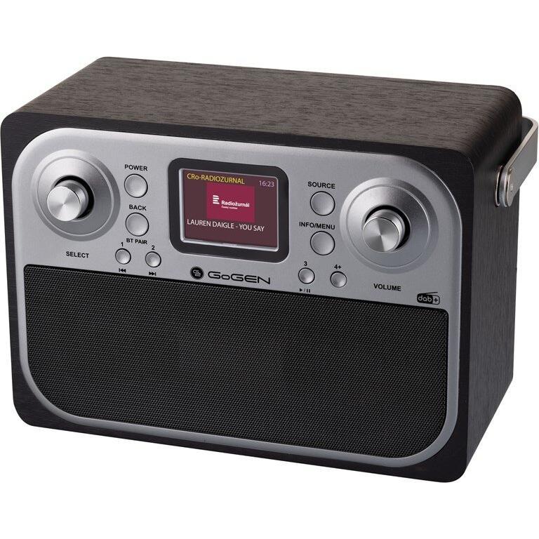 GoGen DAB700BTCB (DAB, FM, DAB+, Bluetooth), Radio, Schwarz