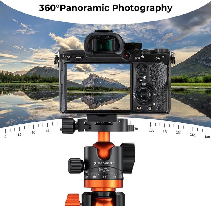 Immagine prodotto K&F Concept Testa a sfera BH-36 (Testa sferica)