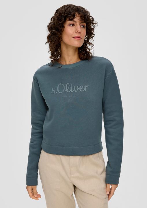 Produktbild s.Oliver Sweatshirt Sweatshirt mit Logo-Print (36)