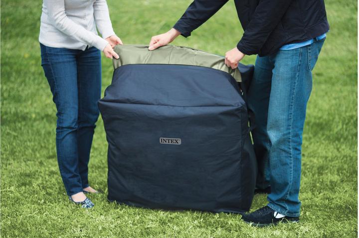 Produktbild Intex 6-Personen Olive Grün Round Bubble Spa Set