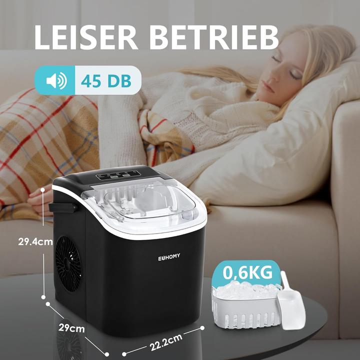 Actual product image Euhomy Eiswürfelmaschine