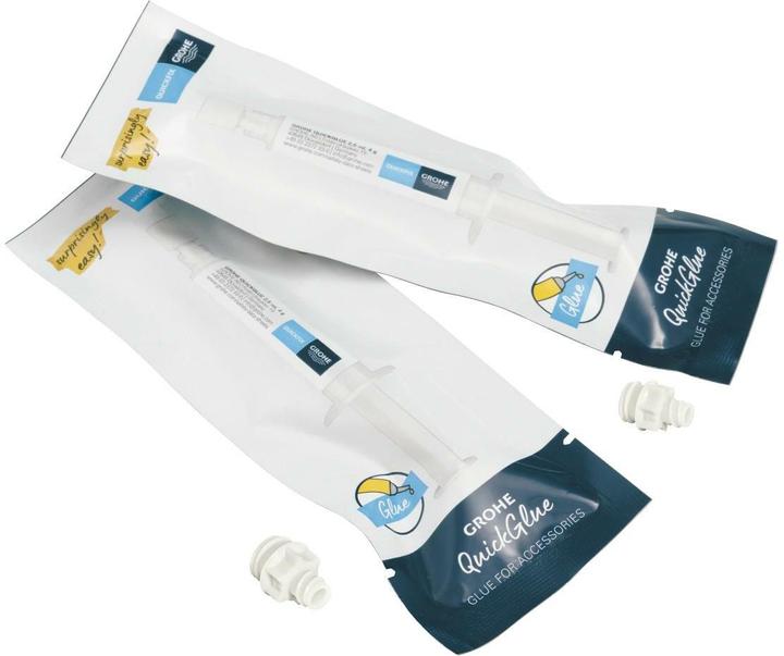 Actual product image Grohe QuickGlue A2 for QuickFix accessories with two fastening discs (50 g)