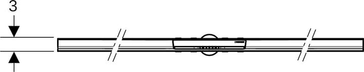 Produktbild Geberit Canalina Doccia Cleanline (1300 mm)