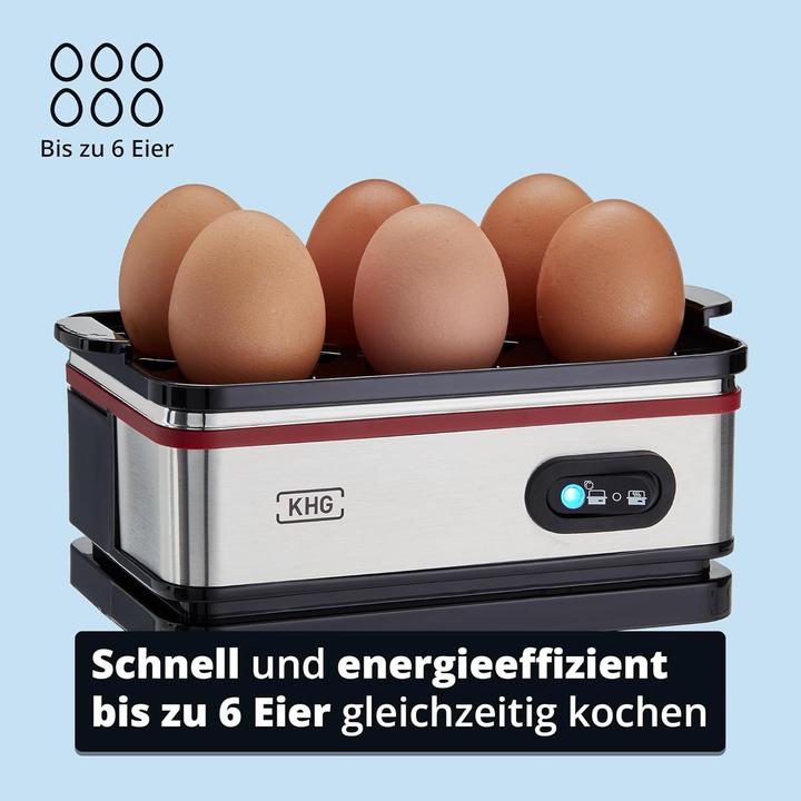 Produktbild KHG Eierkocher Retro-Design mit Alarmfunktion