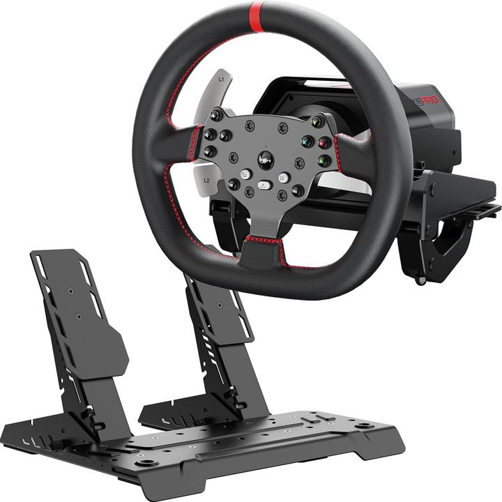 Actual product image PXN PXN-V10 Ultra gaming set - steering wheel + pedal + clamps + mounting accessories (PS4 / Xbox on... (PC, PS4, Xbox One S, Xbox Series X)
