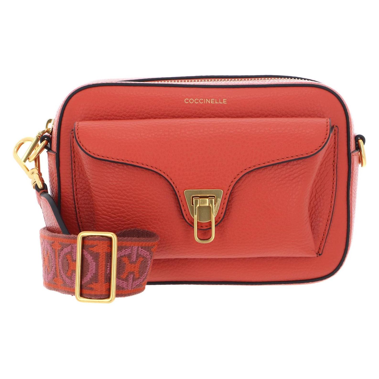 Coccinelle, Damen, Handtasche, Beat Soft Ribb Crossbody Bag Grained Leather
