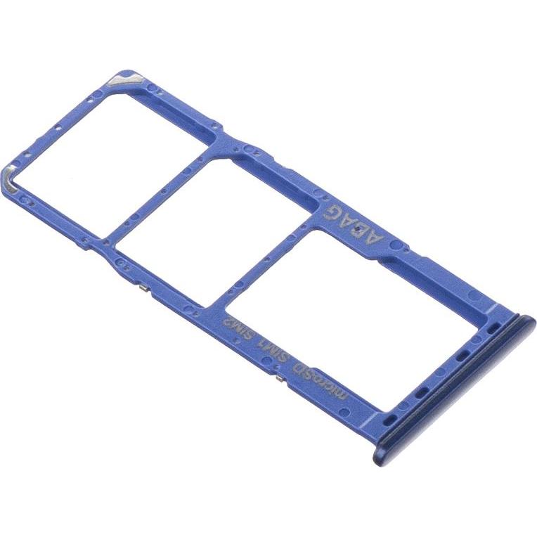 Samsung Simkarten / Speicherkarten-Halter für Galaxy A21s A217, blau (58267602)