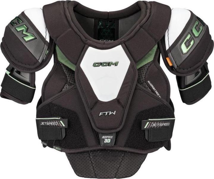 CCM JetSpeed FTW SR hockey shoulder pads for women (L) (L)