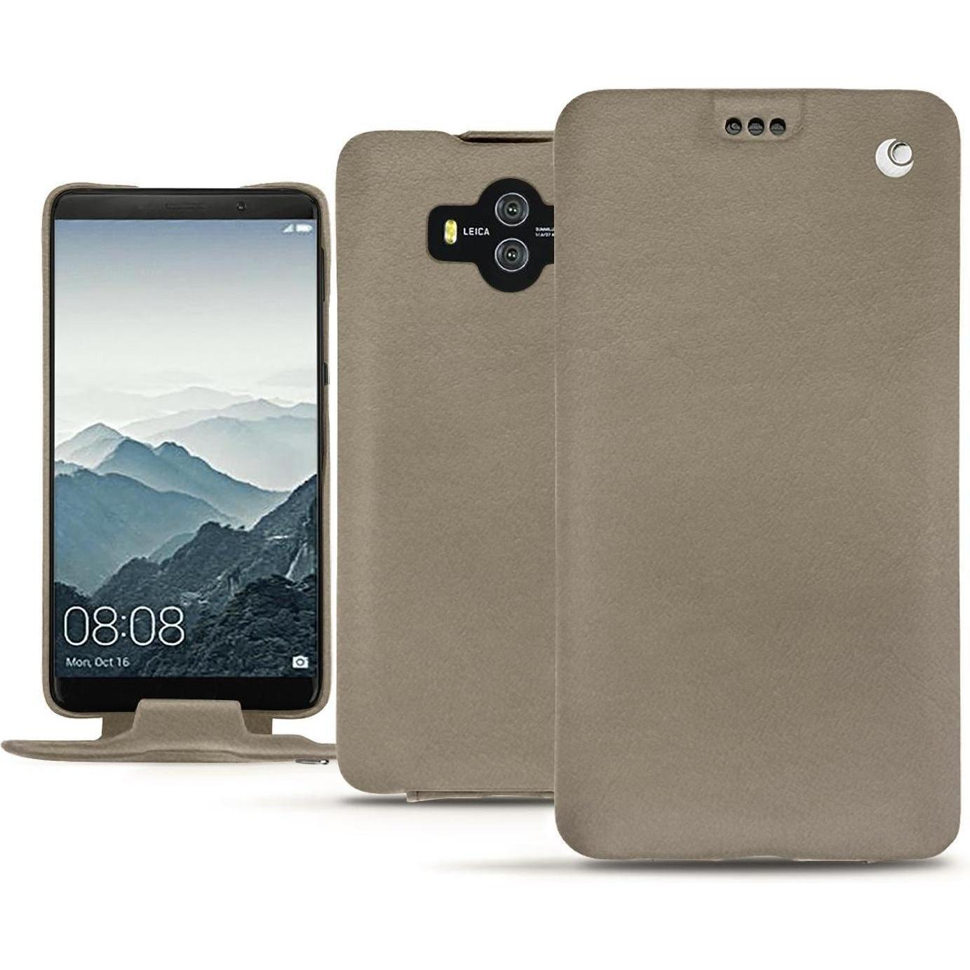 Thumbnail - Noreve Lederschutzhülle vertikal (Huawei Mate 10), Smartphone Hülle, Beige