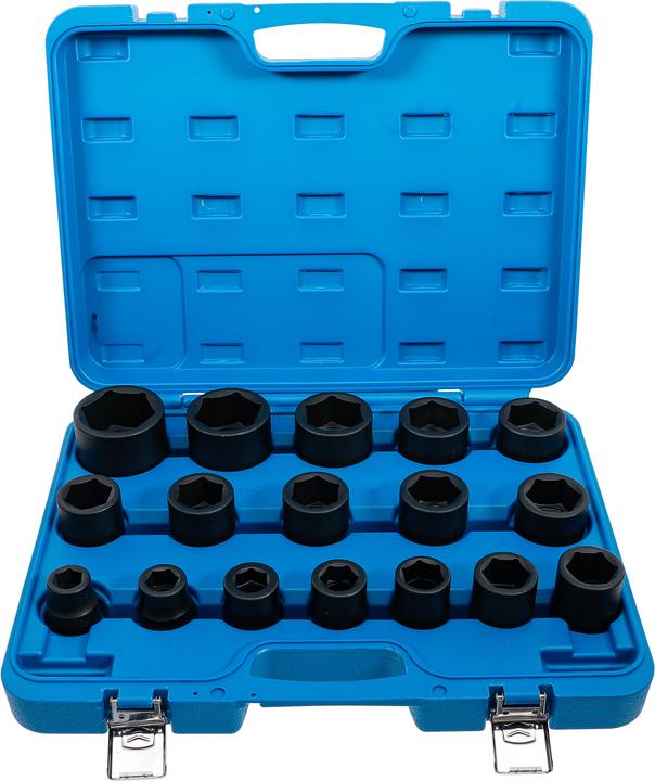 Actual product image BGS Power socket spanner socket set (19 mm, 21 mm, 22 mm, 24 mm, 27 mm, 30 mm, 32 mm, 33 mm, 34 mm, 35 mm, 36 mm, 38 mm, 40 mm, 41 mm, 46 mm, 50 mm, 55 mm)