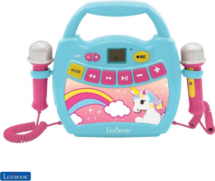 Produktbild Lexibook Unicorn Portable Digital Music Player with 2 Mics (MP300UNIZ)
