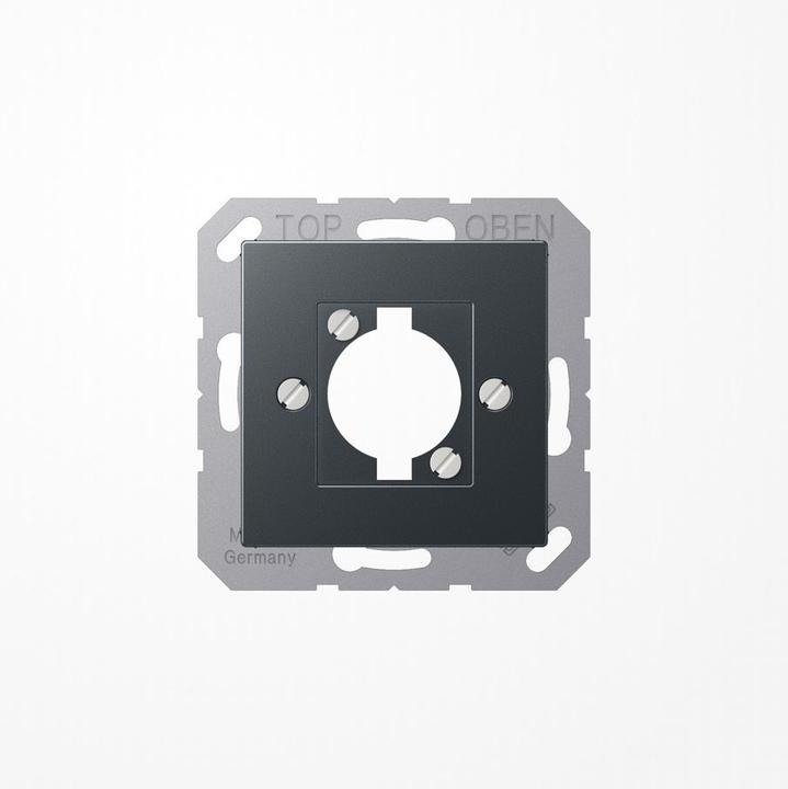 Actual product image JUNG Central plate LS 1f A anth mt Screwfitting A568-1BFANM