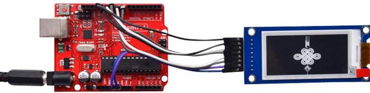 Actual product image Iduino 5.41 cm (2.13″) E-Link display module