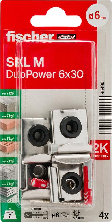 Actual product image Fischer Mirror mounting SKL M K (2 pcs.)