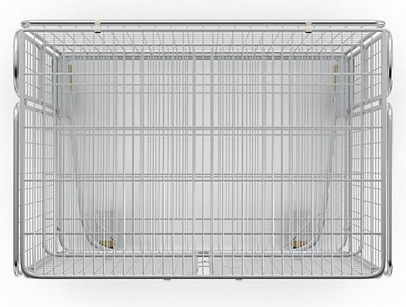 Produktbild kaiserkraft Antidiebstahl-Rollbehälter, nestbar (500 kg)