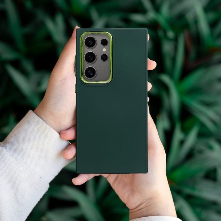 Produktbild OEM Back panel cover FRAME Case for SAMSUNG A55 5G green (Samsung Galaxy A55)