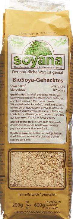 Soyana Gehacktes Bio naturfarben (200 g)