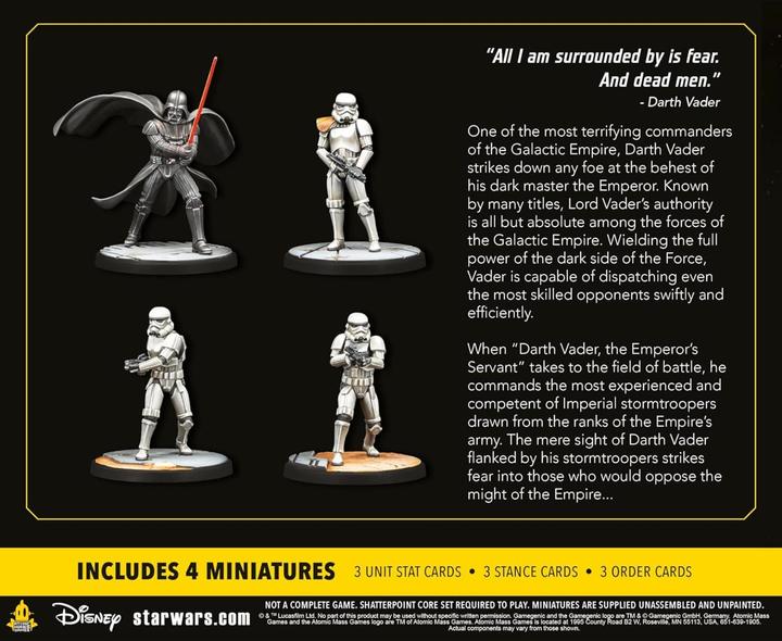 Produktbild Atomic Mass Games AMGD1020 - Star Wars: Shatterpoint - Fear and Dead Men Squad Pack (Umzingelt von Furcht un