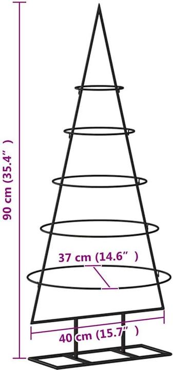Produktbild vidaXL Metal Christmas Tree (90 cm)