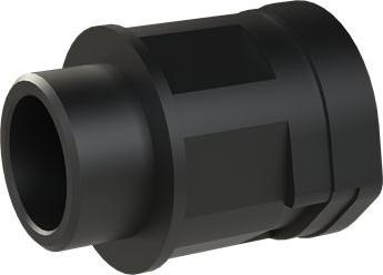 Produktbild PMA Anschlussarmatur, Gerade, Schwarz, M32 x 1.5, Nennweite - 29
