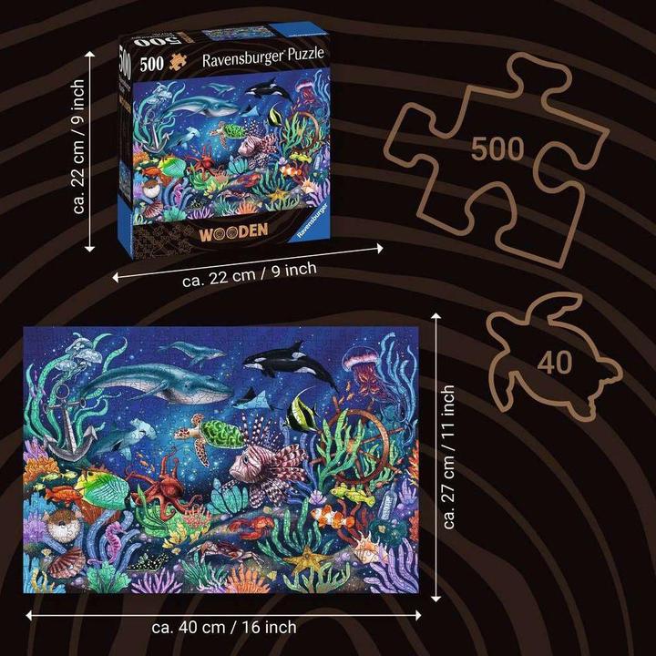 Actual product image Ravensburger Down in the sea (500 pieces)