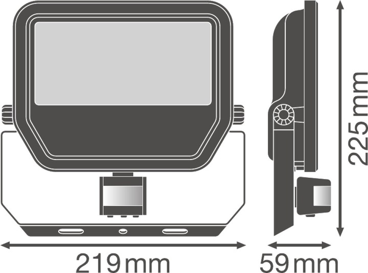 Immagine prodotto Ledvance Proiettore a LED FL PFM 50 W 4000 K SYM 100 S BK Bianco neutro (6000 lm, IP65)