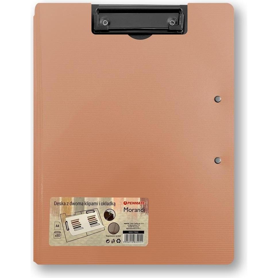 Penmate, Map, Tafel mit zwei Klammern und rosa Einband im A4/A3-Format (A3)