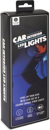 Immagine prodotto Thumbs Up Luci LED per interni auto 4 strisce, 15 colori, 7 velocità di illuminazione