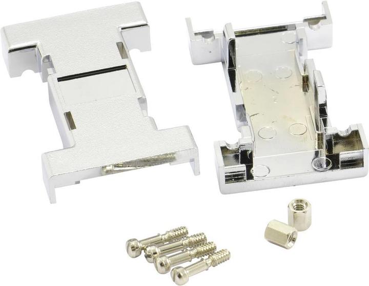 Produktbild Tru Components Für 2 x Stecker oder Buchse. Besonderheit: Gehäuse, inkl. Rändelschrauben 4-40.