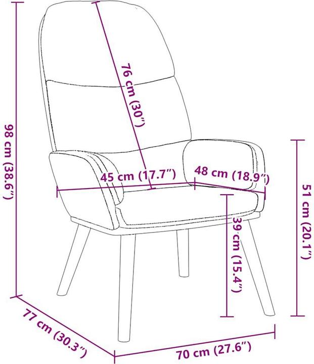 Produktbild vidaXL Relaxsessel