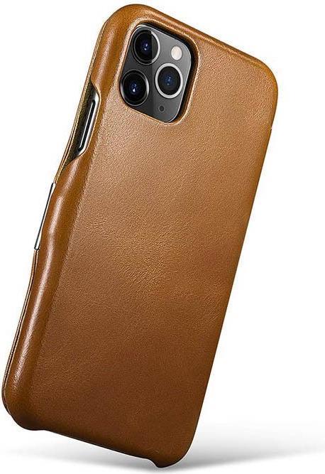 Produktbild iCarer iPhone 11 Pro (5.8) Case Vintage Series Side-open(metal clip in the front) Khaki (Apple iPhone 11 Pro)