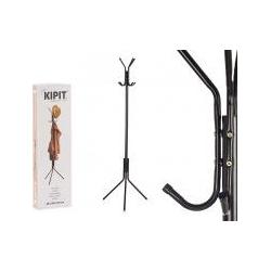 Kipit, Guardaroba + Appendiabiti, schwarzer matter Metall-Garderobenständer