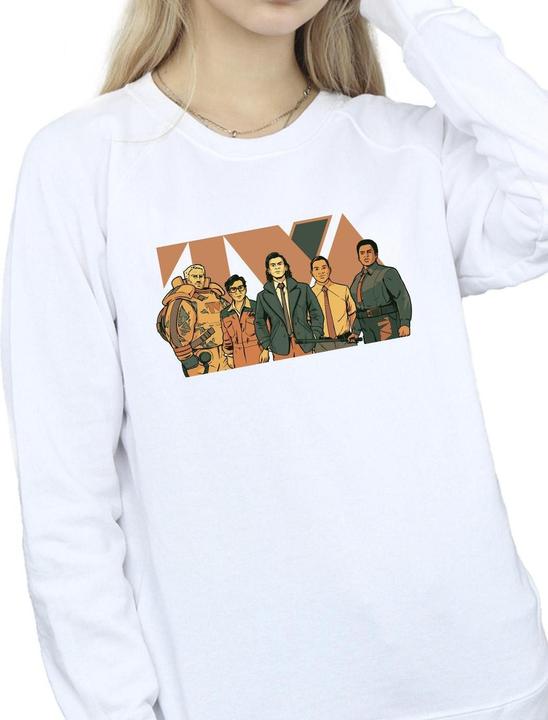 Actual product image Womens/Ladies Loki TVA Group Sweatshirt (L)