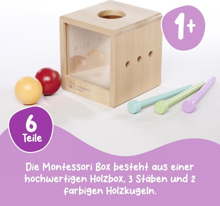 Actual product image Eichhorn EH Montessori box with balls